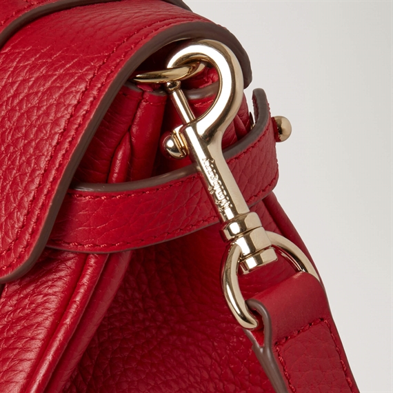 Mulberry Mini Alexa Scarlet Red Heavy Grain
